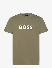 BOSS - T-Shirt RN - short-sleeved t-shirts - beige/khaki - 0