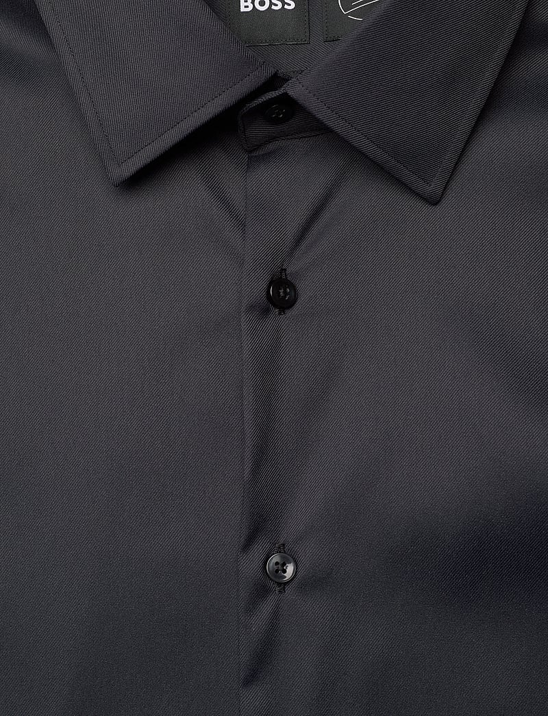 BOSS - P-HANK-kent-C1-222 - basic-hemden - black - 2