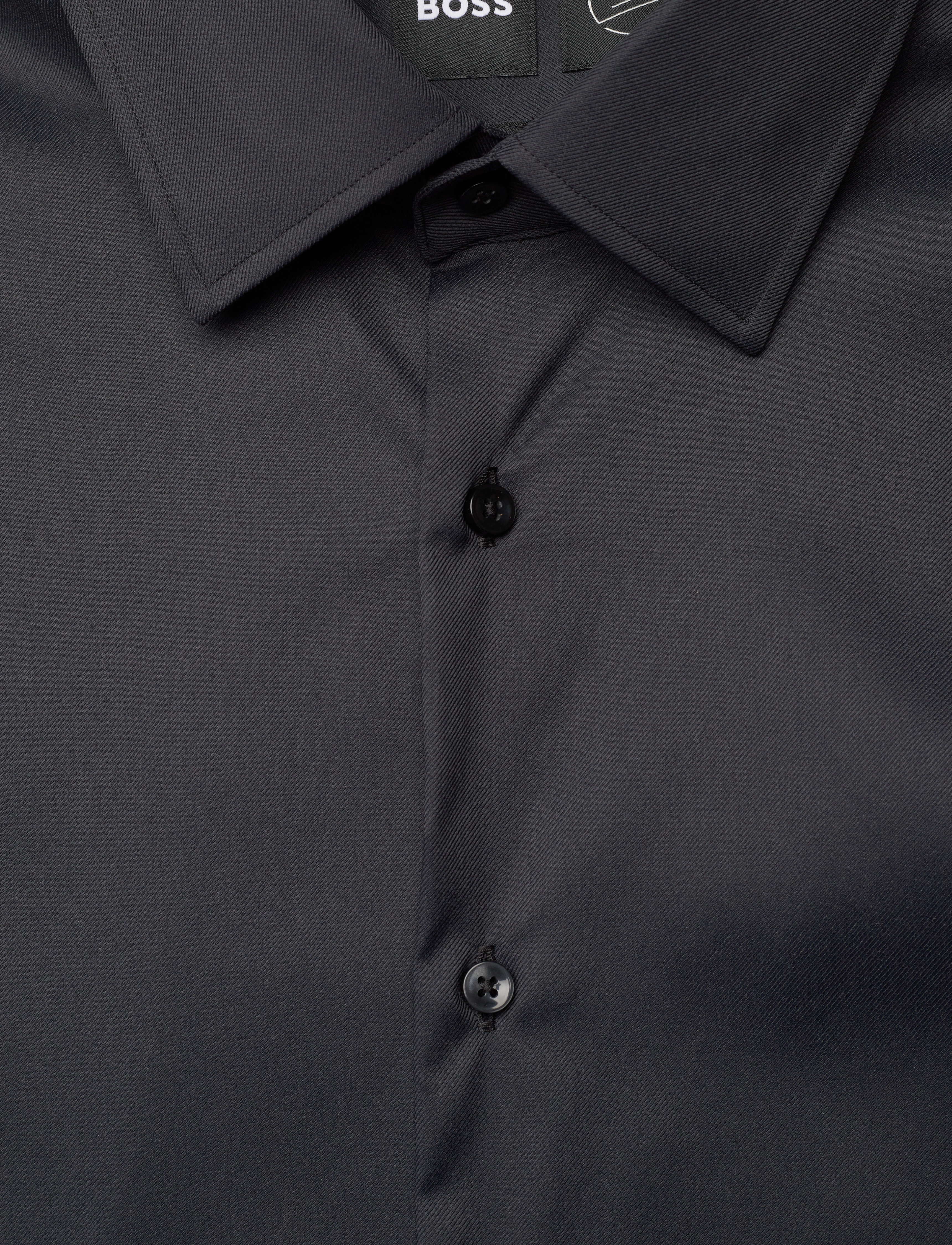 BOSS - P-HANK-kent-C1-222 - kostymskjortor - black - 2