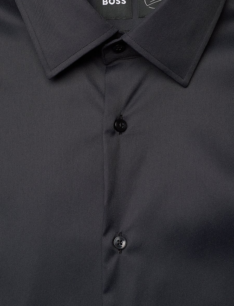 BOSS - P-HANK-kent-C1-222 - kostymskjortor - black - 2