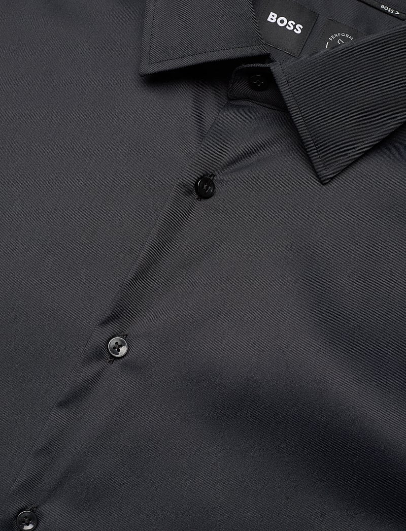 BOSS - P-HANK-kent-C1-222 - basic-hemden - black - 3