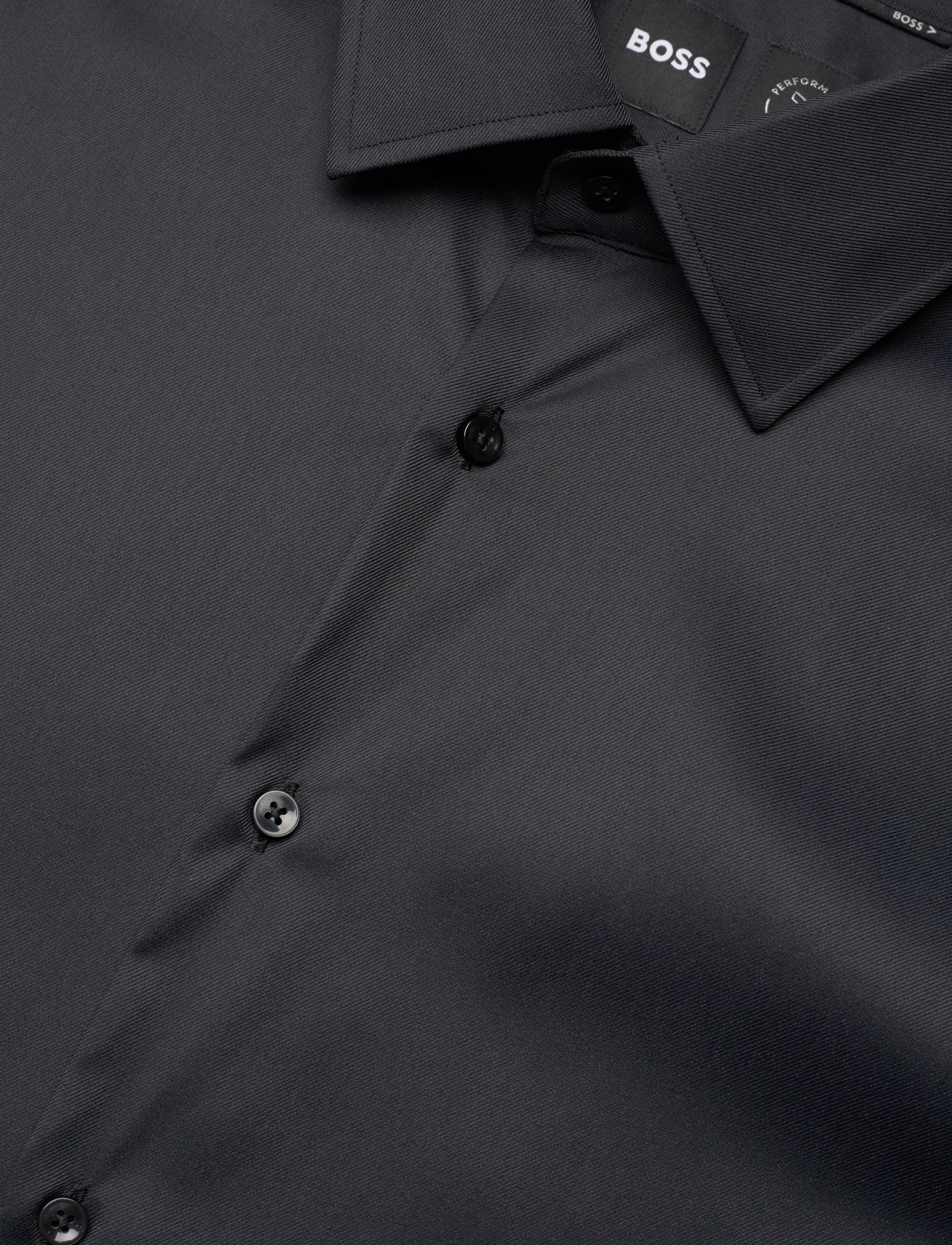 BOSS - P-HANK-kent-C1-222 - kostymskjortor - black - 3