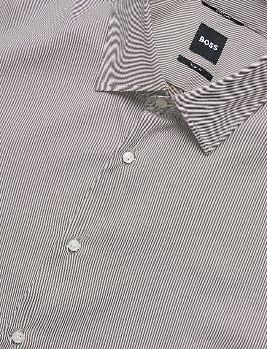 BOSS - P-HANK-kent-C1-222 - kostymskjortor - medium brown - 2
