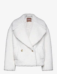 BOSS - Curmina - fake fur jakker - open white - 0