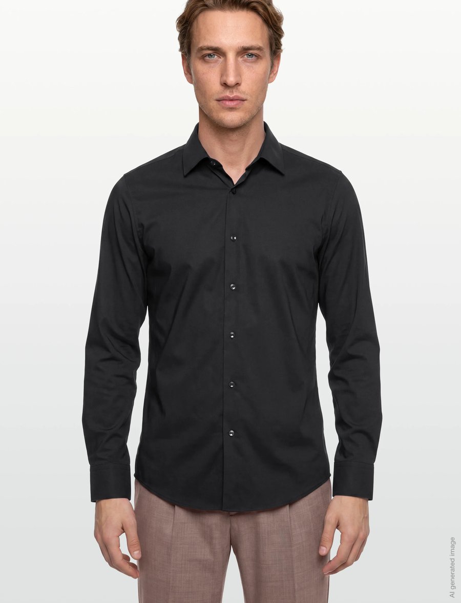BOSS - P-HANK-s-kent-C1-222 - formelle hemden - black - 3