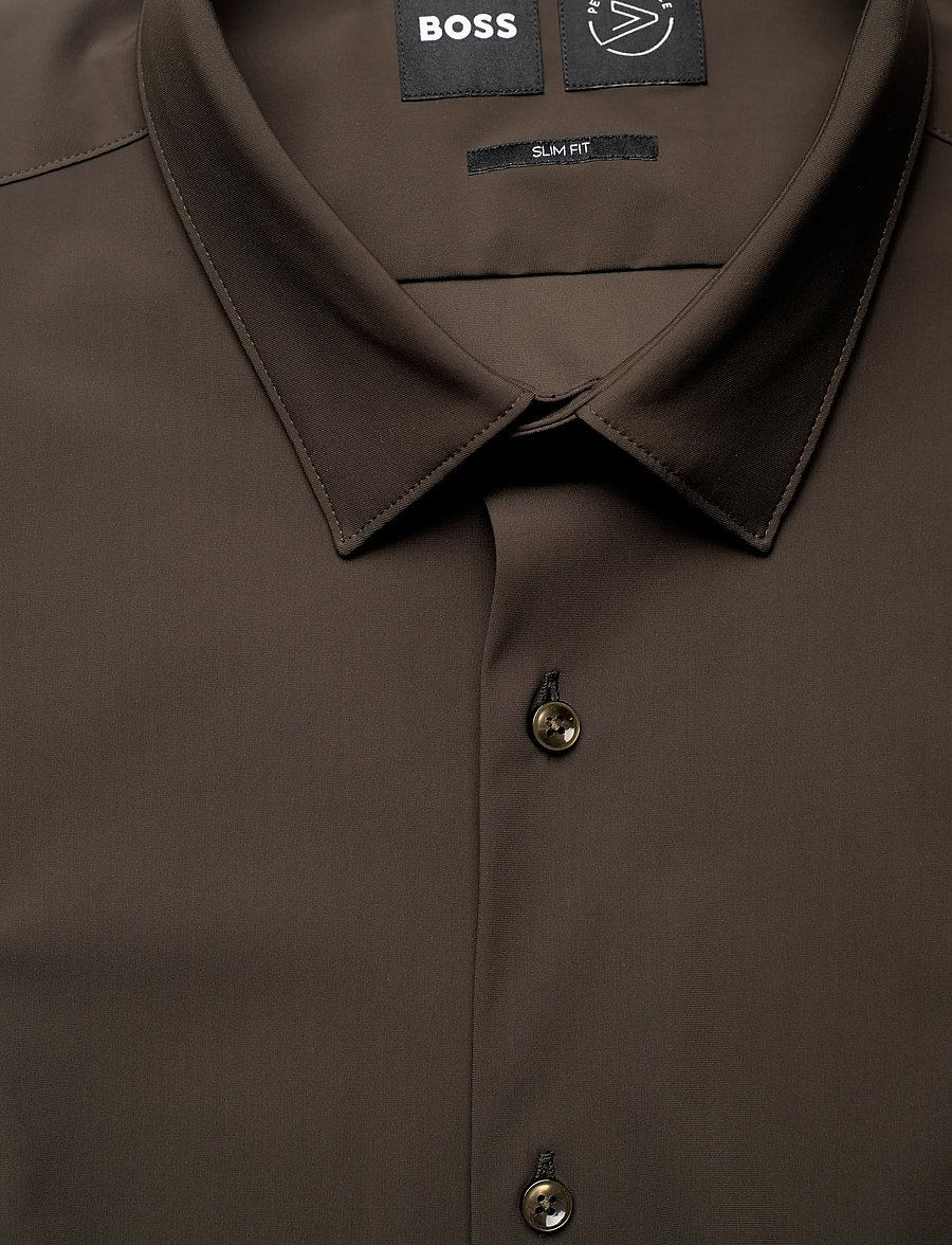 BOSS - P-HANK-s-kent-C1-222 - formālie krekli - open green - 2