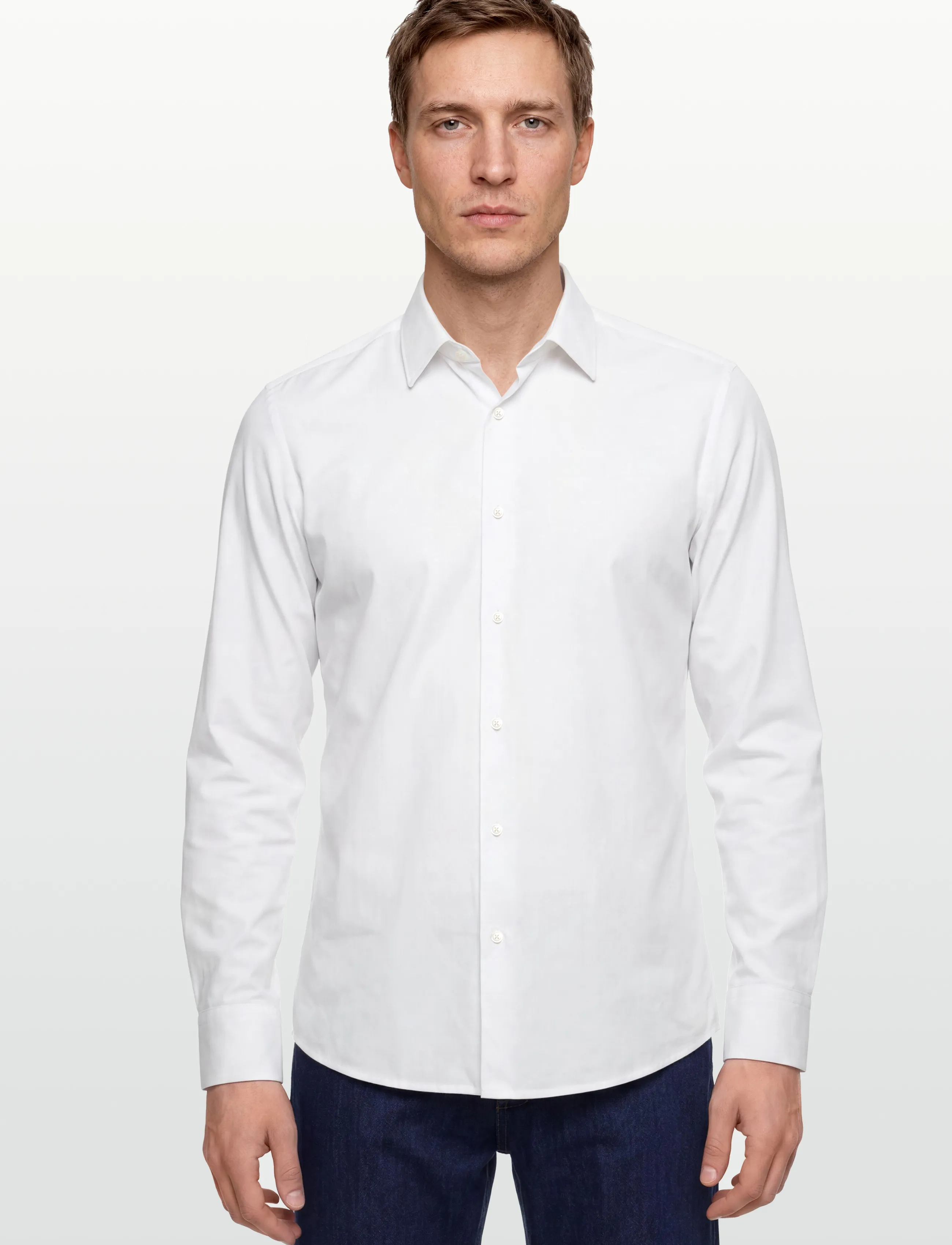 BOSS - P-HANK-s-kent-C1-222 - business skjorter - white - 3