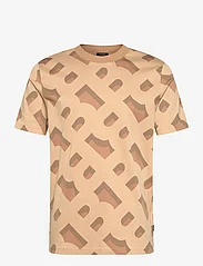 BOSS - Tiburt 419 - kortärmade t-shirts - medium beige - 0