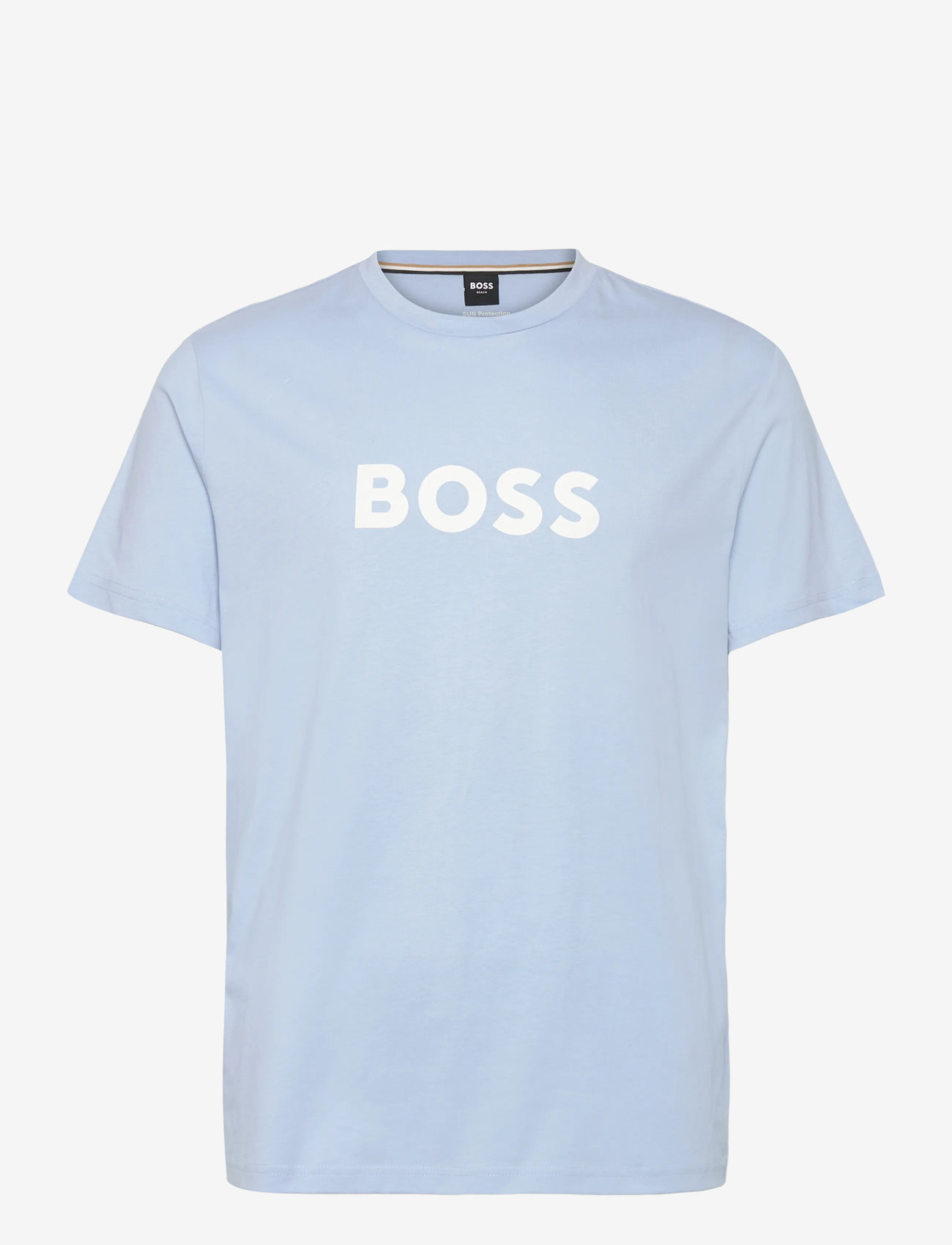 BOSS - T-Shirt RN - lyhythihaiset - light/pastel blue - 0