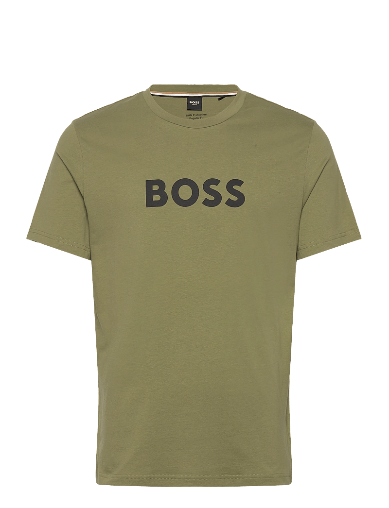 BOSS - T-Shirt RN - kortærmede t-shirts - medium green - 0