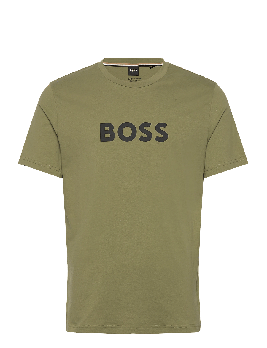BOSS - T-Shirt RN - lühikeste varrukatega t-särgid - medium green - 0
