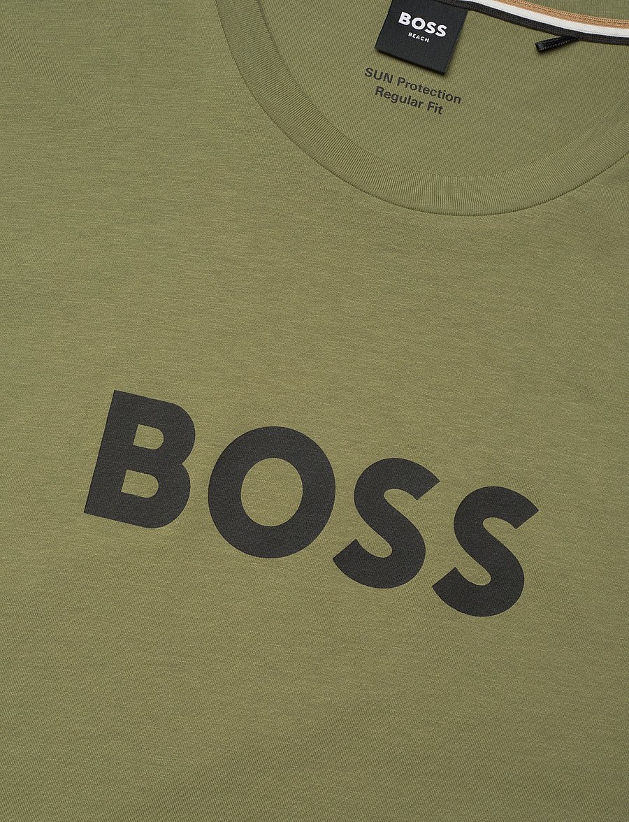 BOSS - T-Shirt RN - lühikeste varrukatega t-särgid - medium green - 2