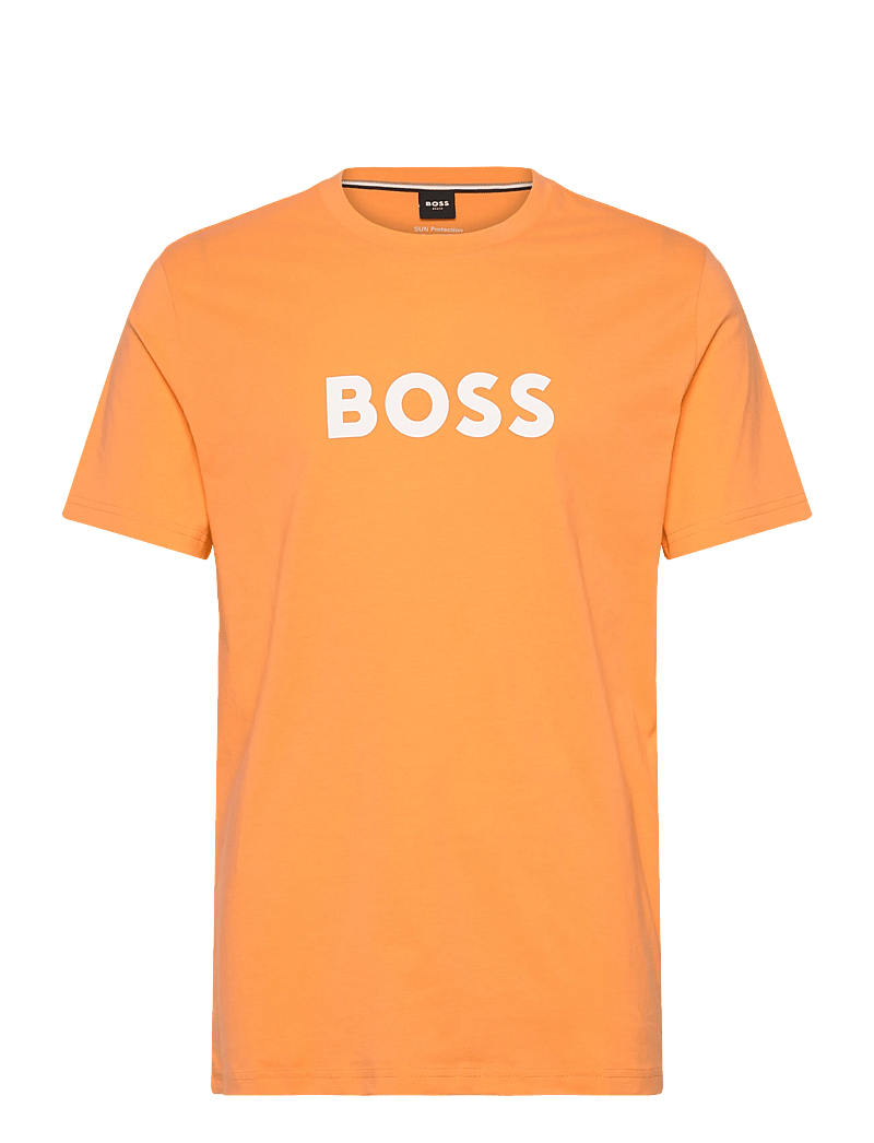 BOSS - T-Shirt RN - kortärmade t-shirts - medium orange - 0