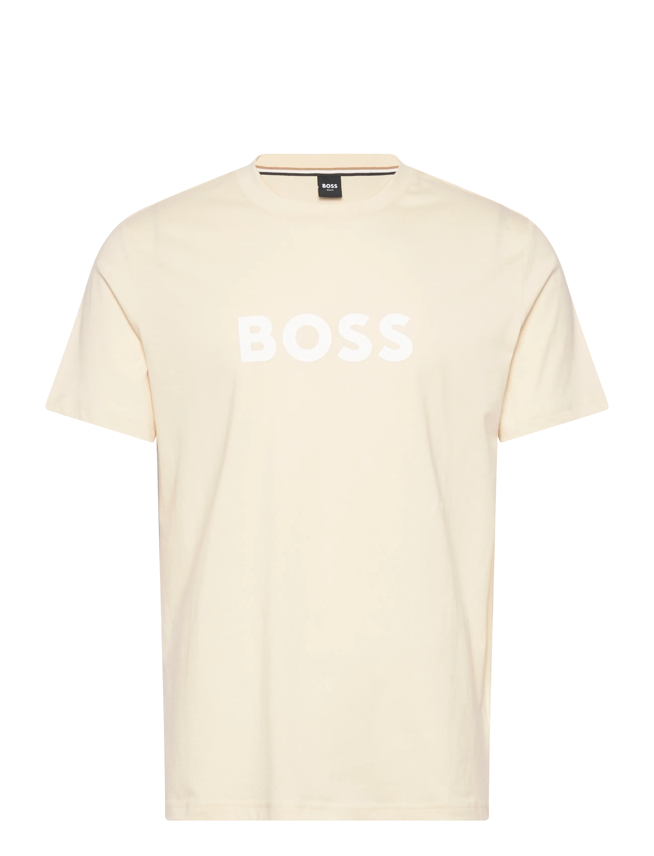 BOSS T-Shirt Rn Cream - S - Herren