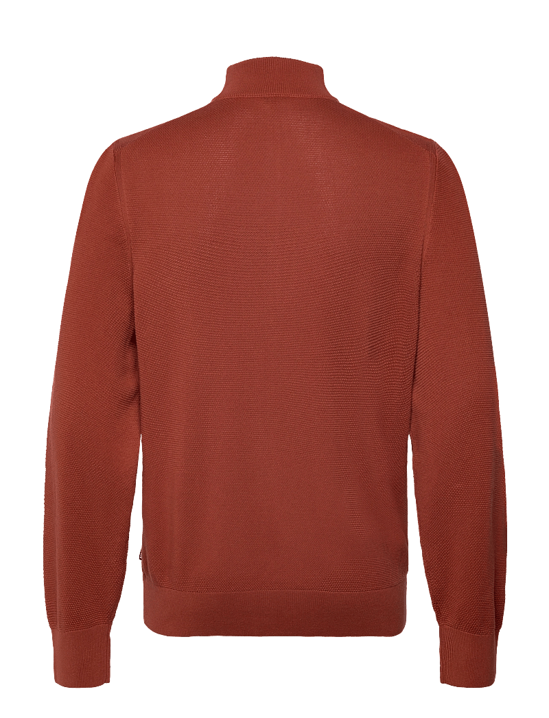 BOSS - Ebrando-P - half zip-trøjer - dark orange - 1