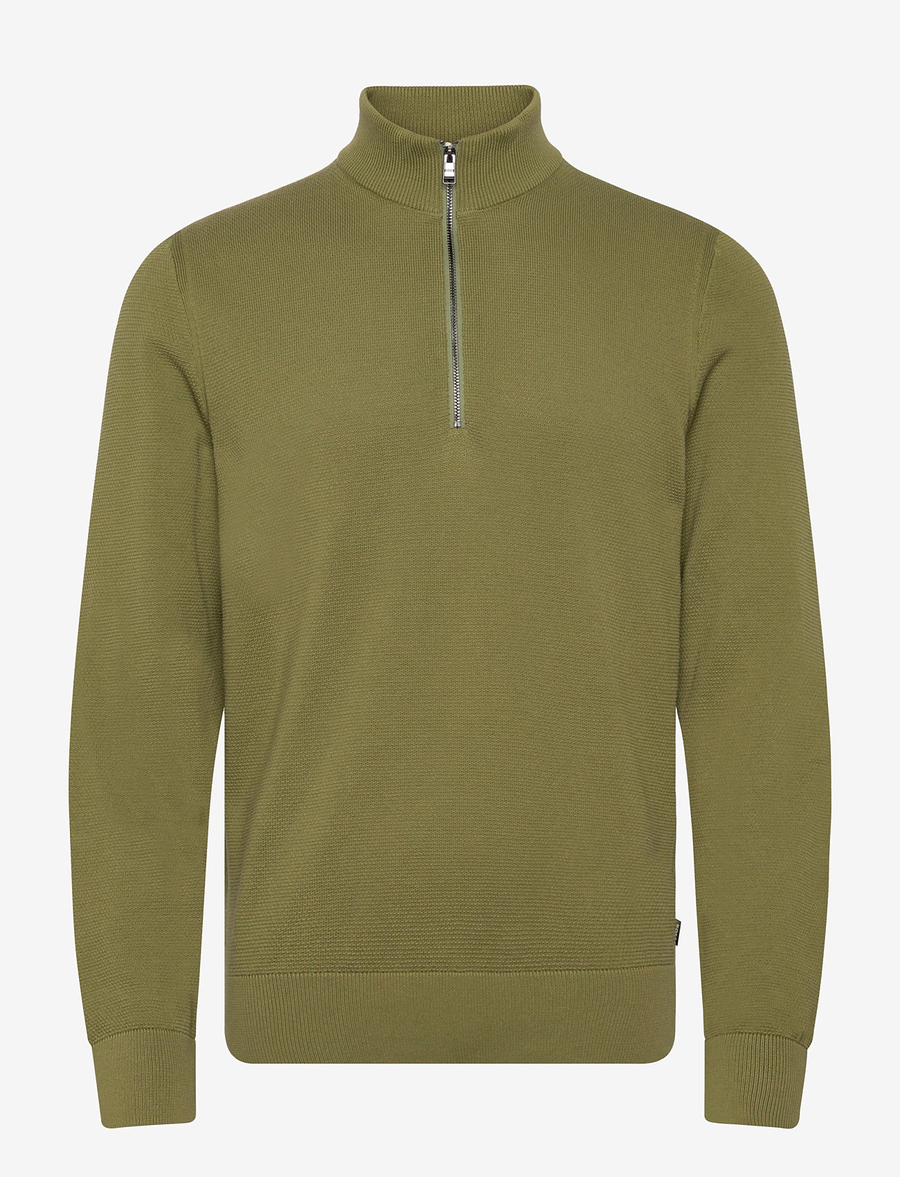 BOSS - Ebrando-P - half zip-tröjor - medium green - 0