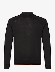 BOSS - Perfino - megztinis su apvalios formos apykakle - black - 0