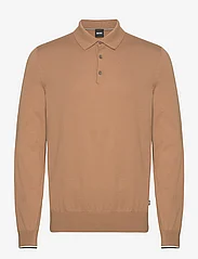 BOSS - Gemello-P - knitted polos - medium beige - 0