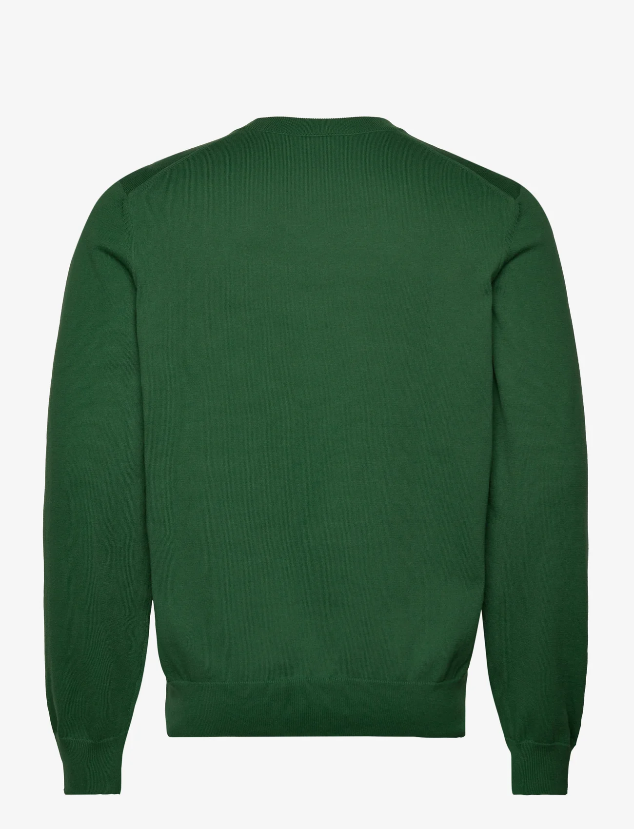 BOSS - Pacello-L - megztinis su v formos apykakle - open green - 1