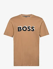 BOSS - Tiburt 427 - short-sleeved t-shirts - medium beige - 0