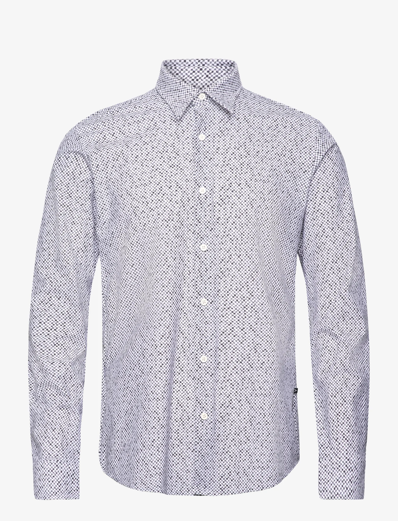 BOSS - P-ROAN-kent-C1-233 - dalykinio stiliaus marškiniai - medium grey - 0