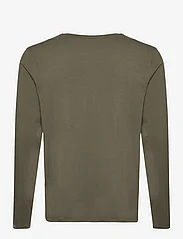 BOSS - Unique LS-Shirt - langærmede t-shirts - dark green - 1