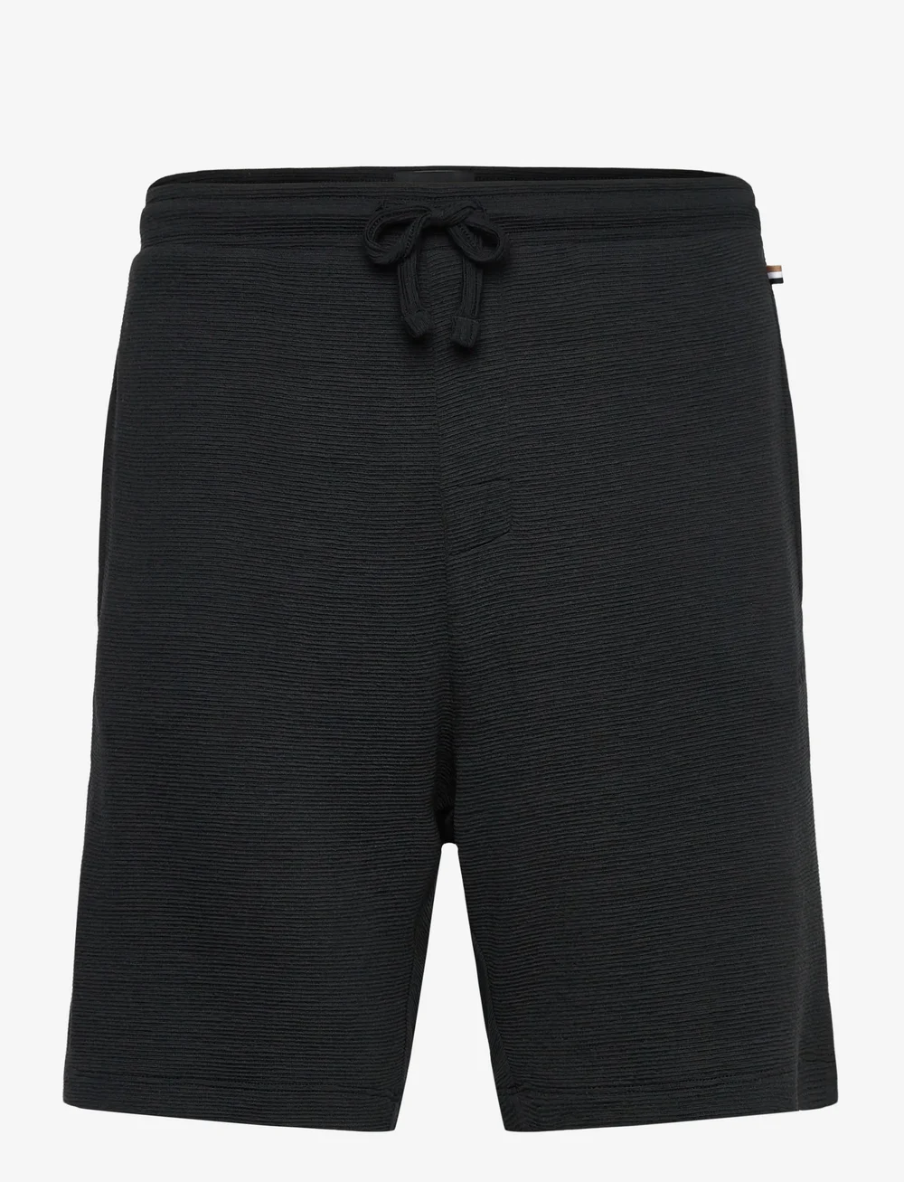 BOSS - Rib Shorts - sweatshorts - black - 0
