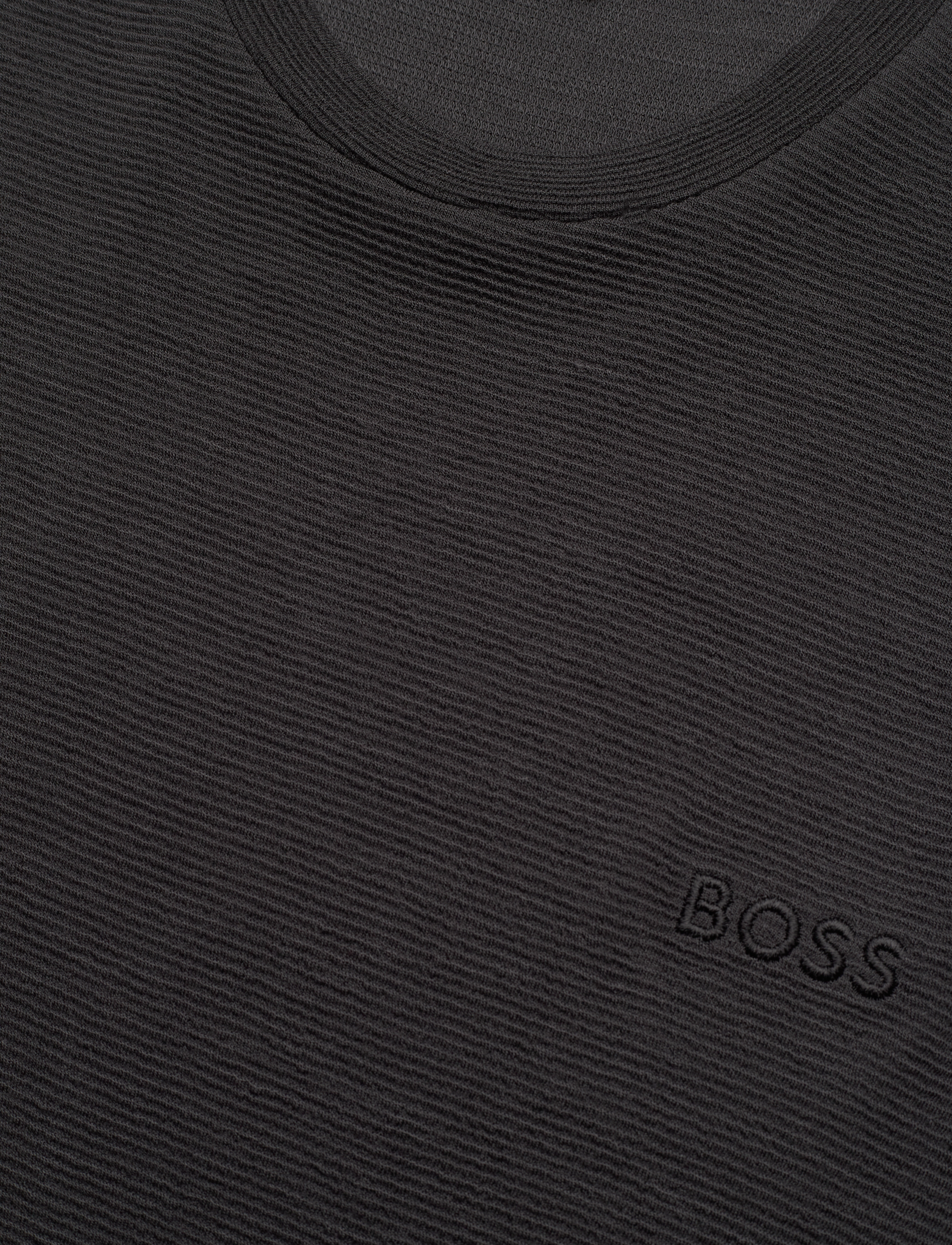 BOSS - Rib T-Shirt - marškinėliai trumpomis rankovėmis - black - 2