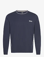 BOSS - Balance LS-Shirt - langærmede t-shirts - dark blue - 0
