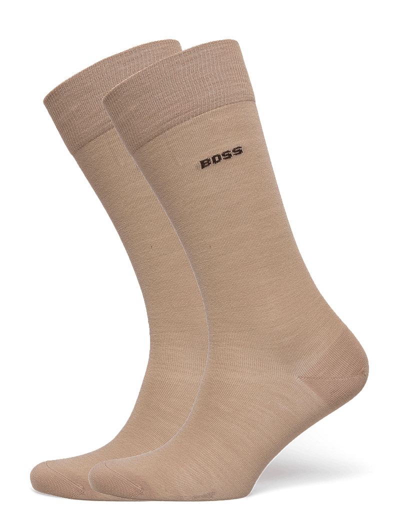 BOSS - 2P RS Uni WO - klassikalised sokid - medium beige - 0