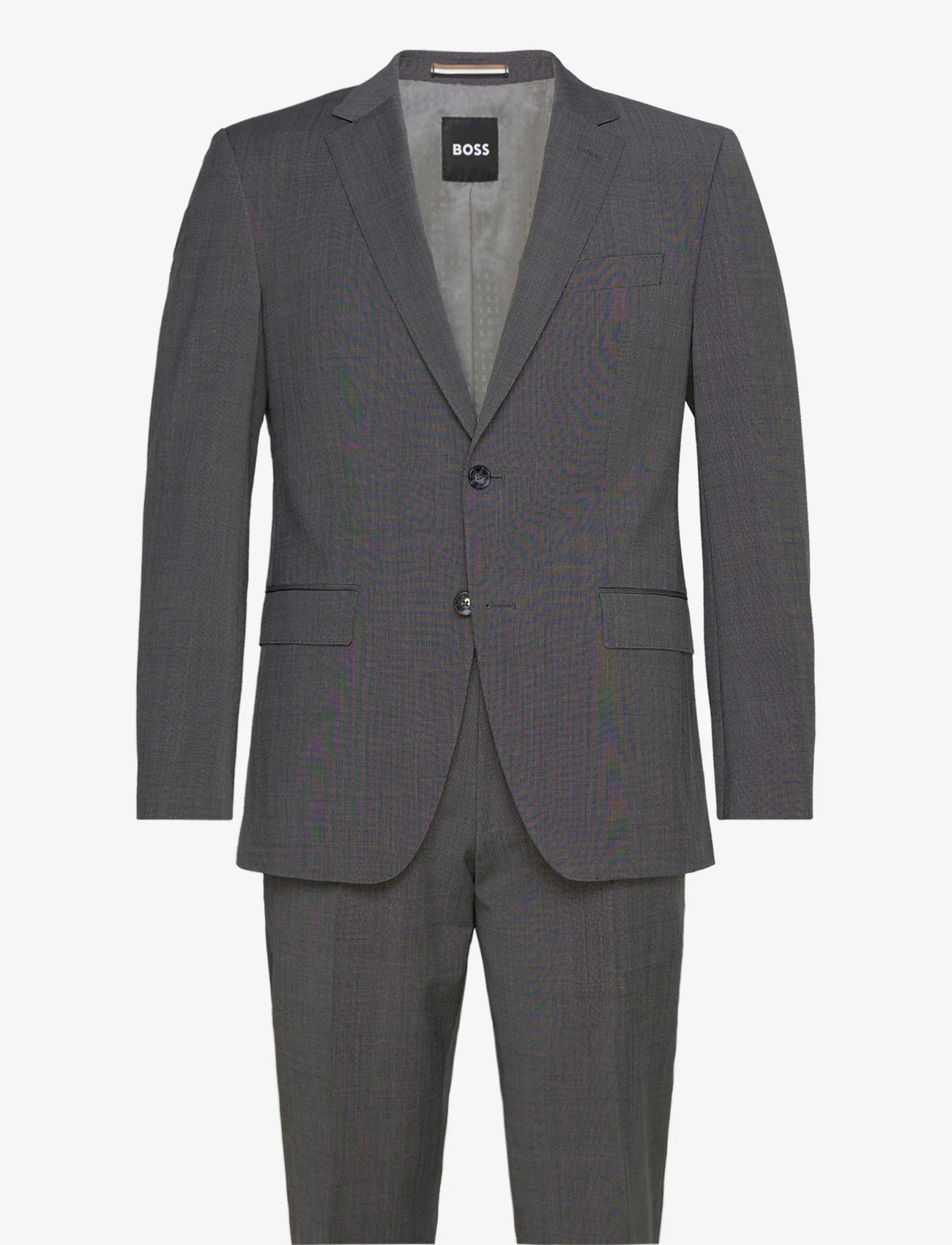 BOSS - H-Huge-2Pcs-224 - double breasted suits - open grey - 0