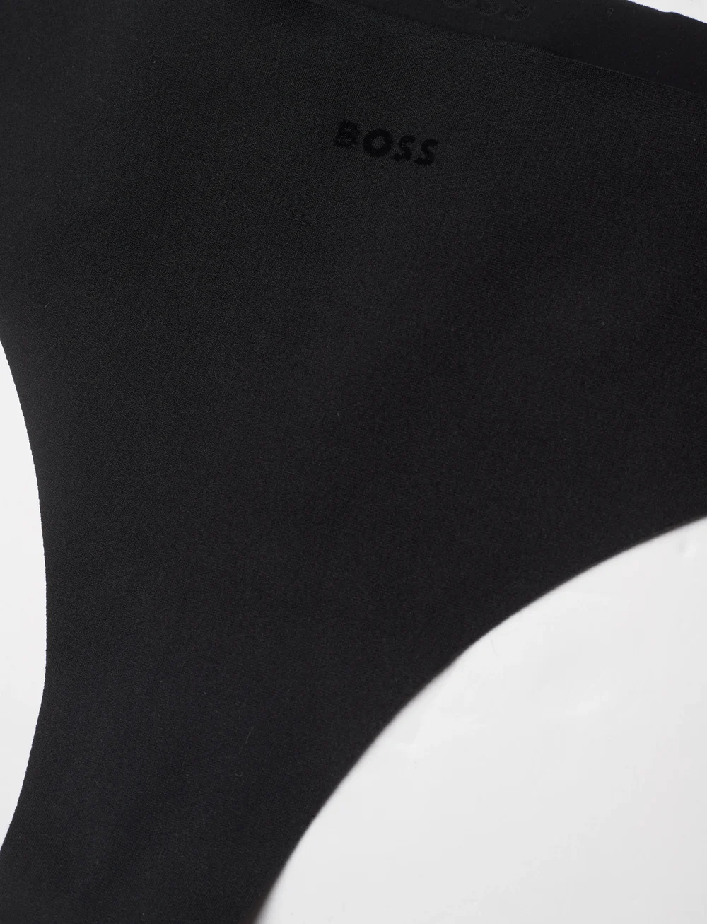 BOSS - THONG LASER CUT - seamless trosor - black - 2