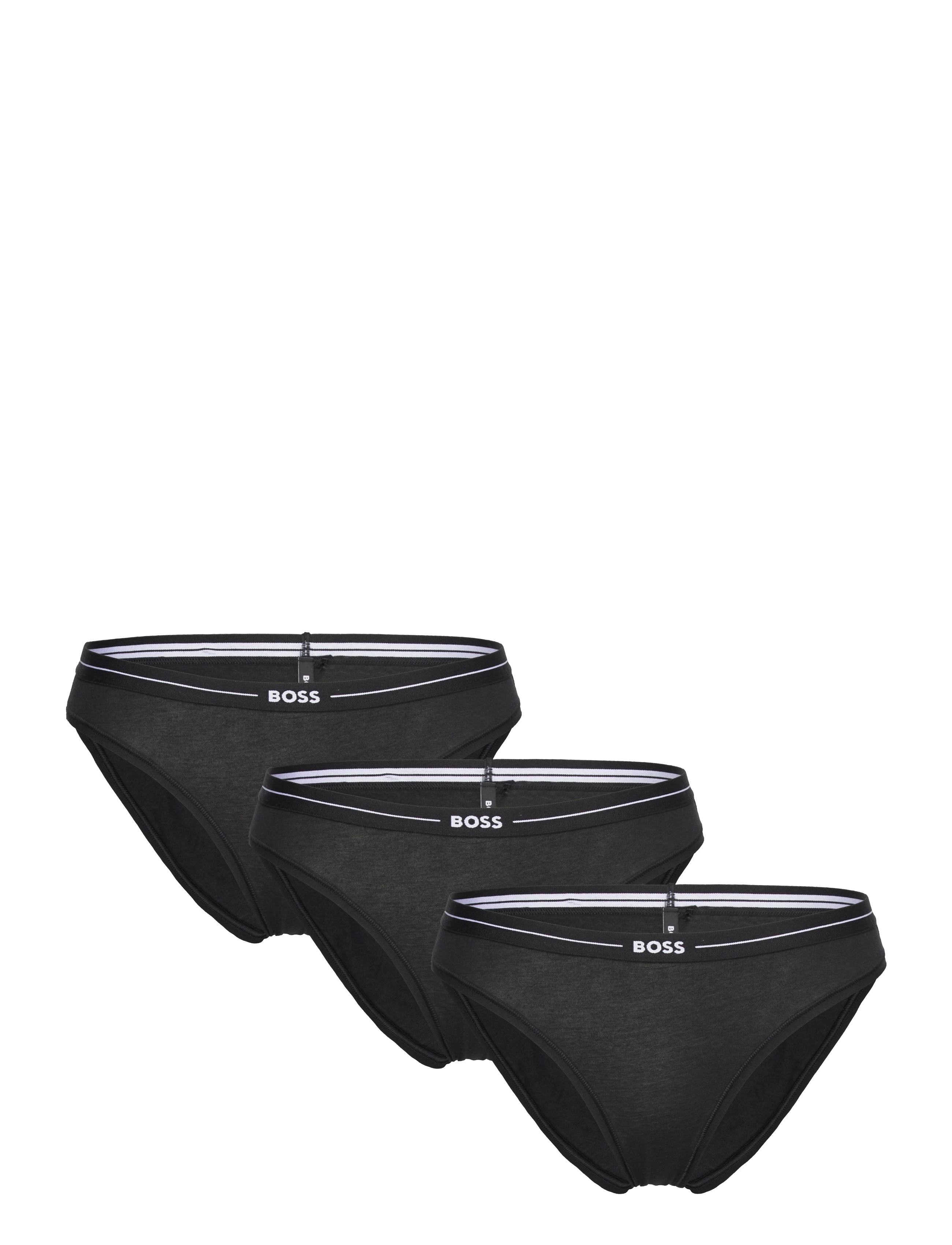 BOSS 3P Brief, M, Black, Trusser > Trusser, Dame