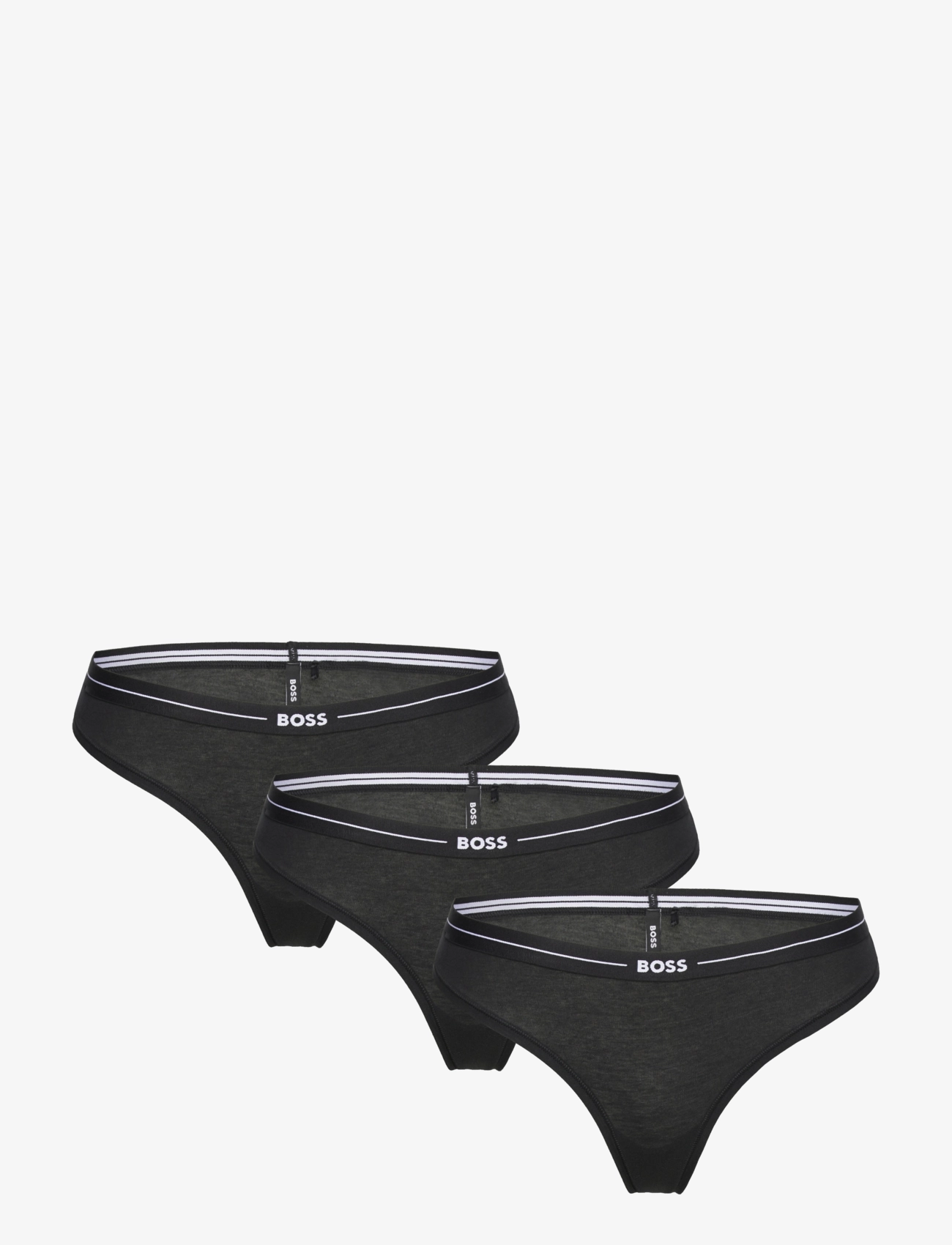 BOSS 3P Thong, M, Black, Trusser > G-Streng, Dame