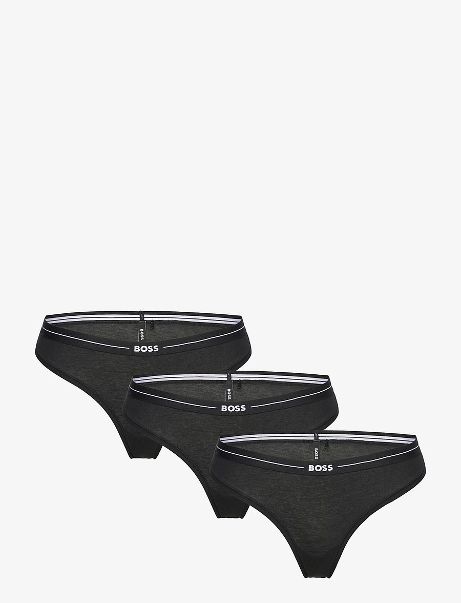 BOSS - 3P THONG - strings - black - 0