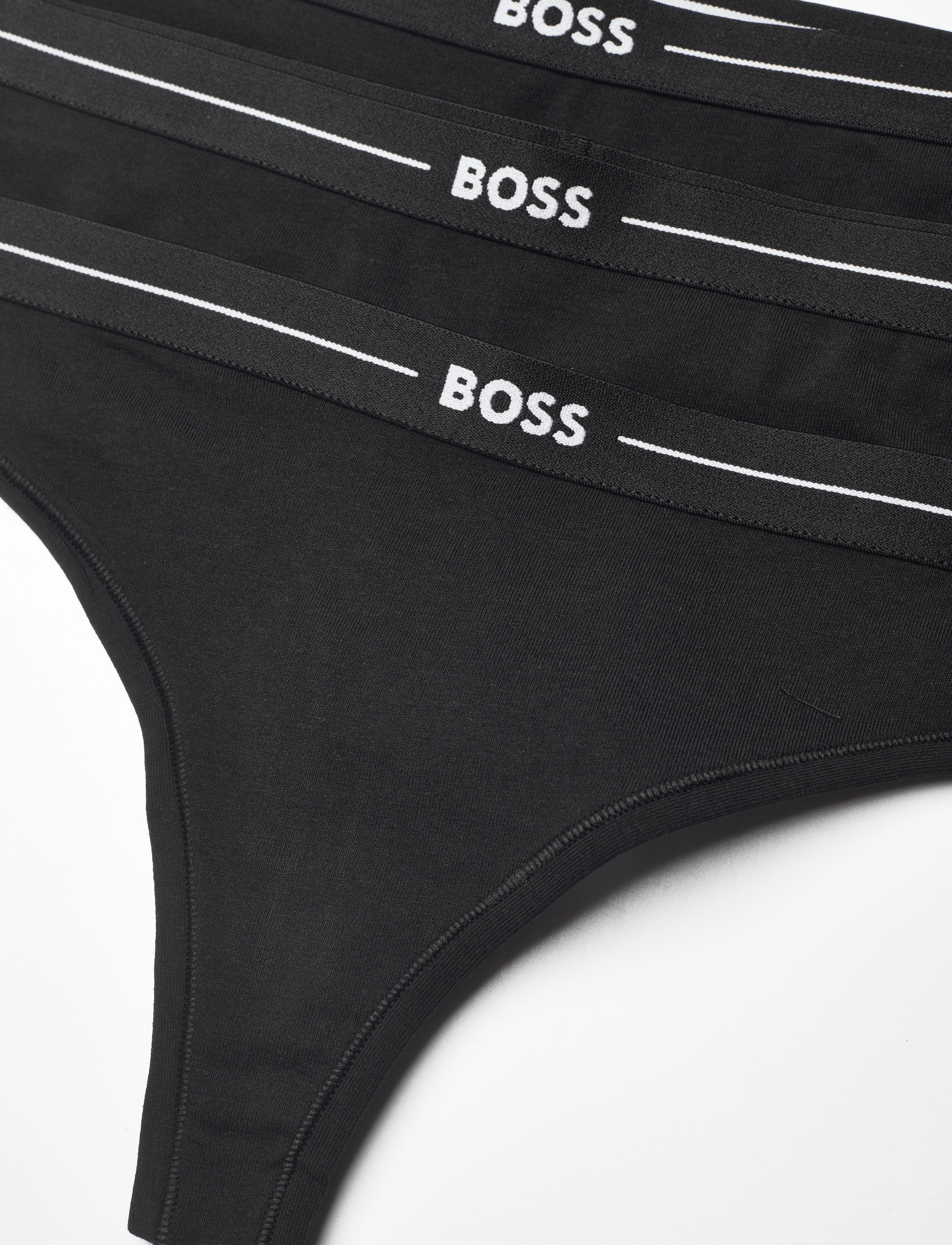 BOSS - 3P THONG - g-strengur - black - 1