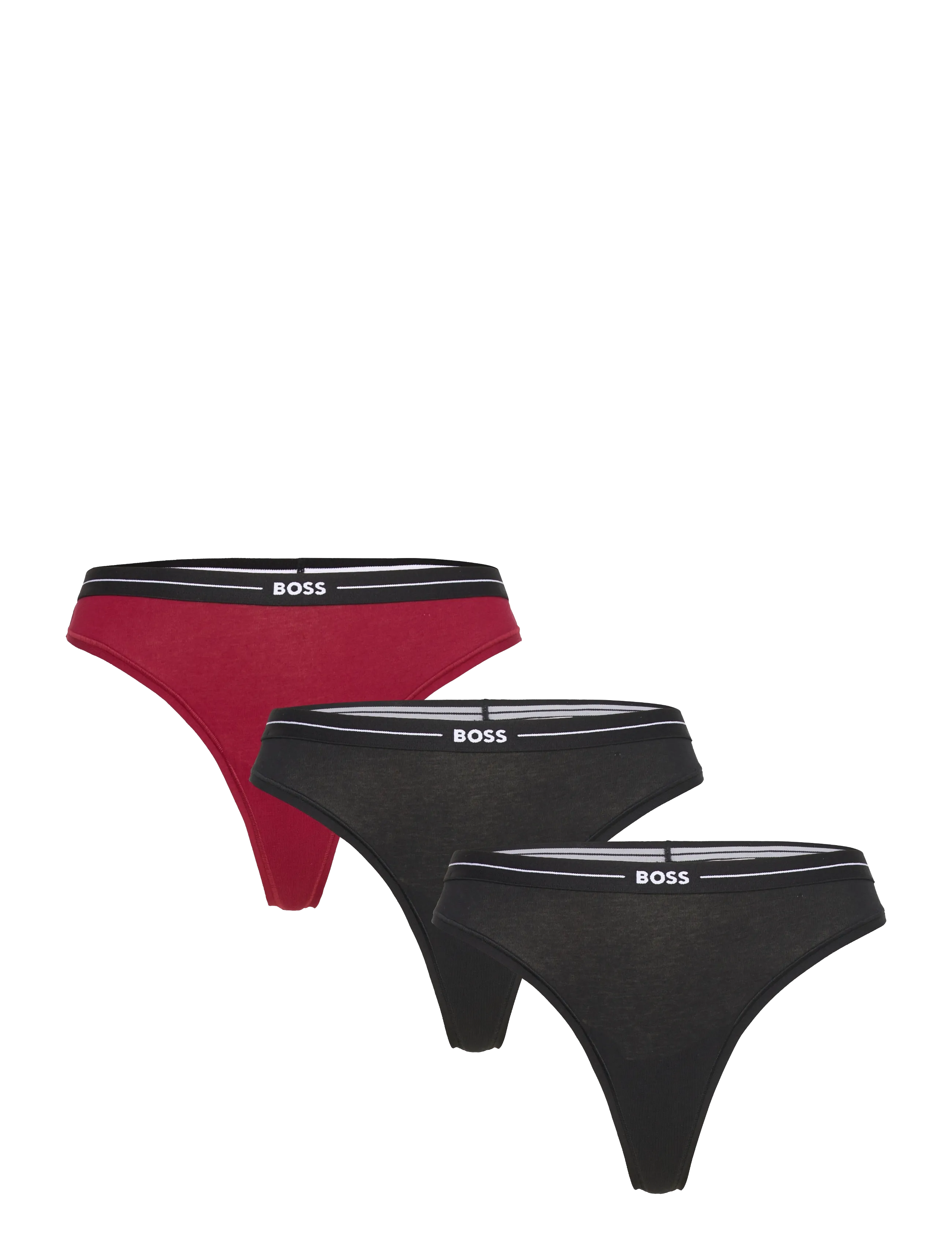 BOSS 3P Thong, S, Black, Trusser > G-Streng, Dame