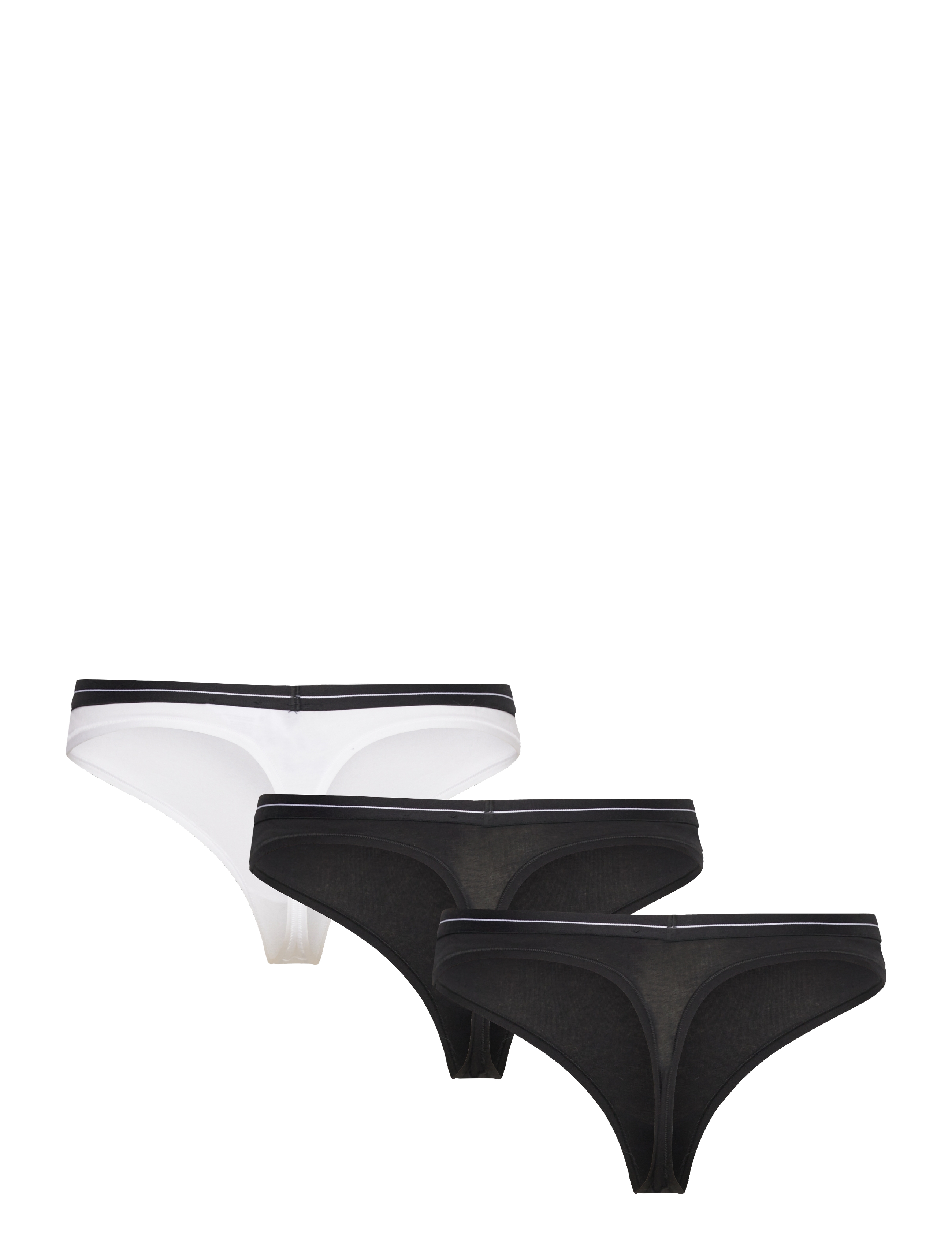 BOSS - 3P THONG - tangas - open white - 1