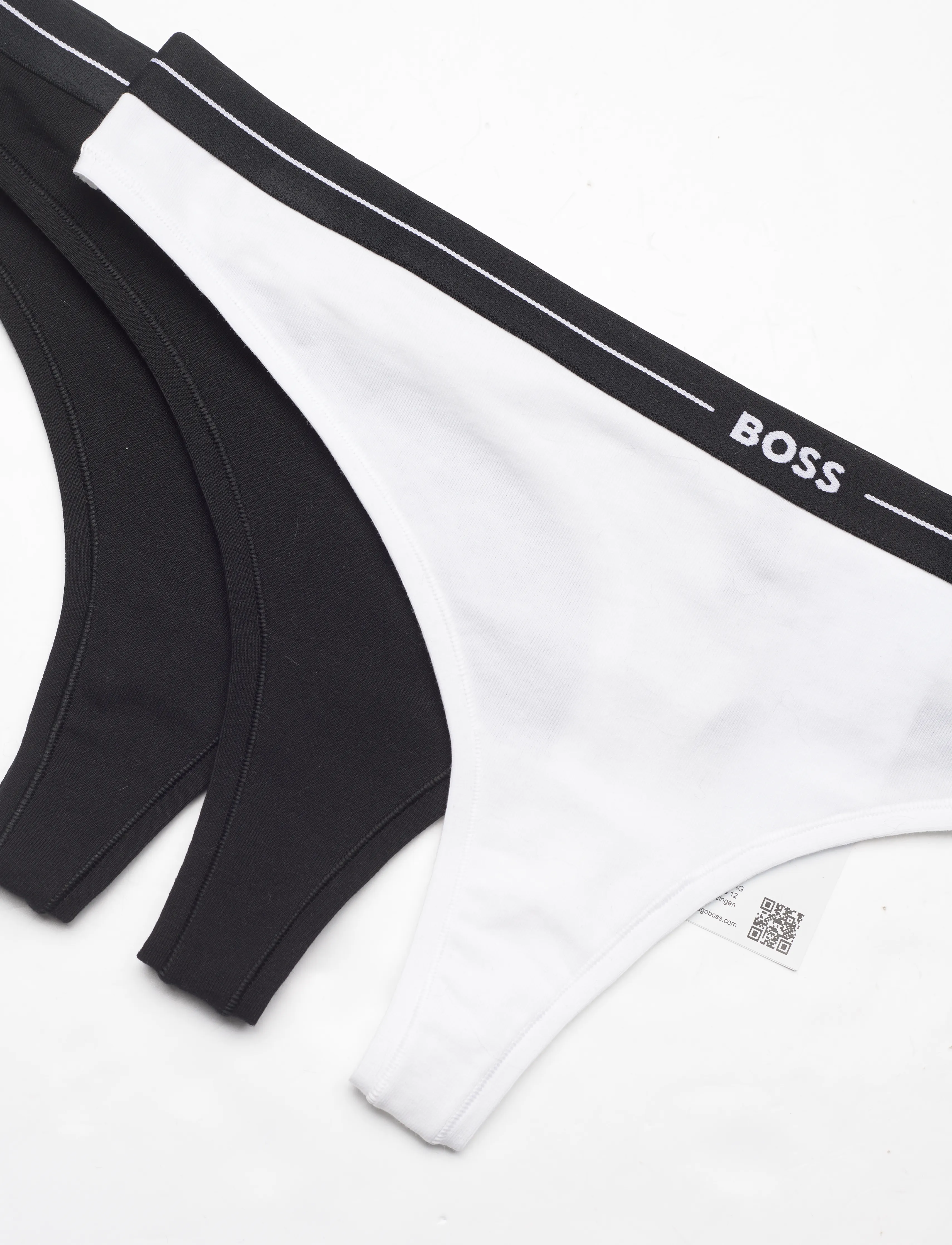 BOSS - 3P THONG - tangas - open white - 2