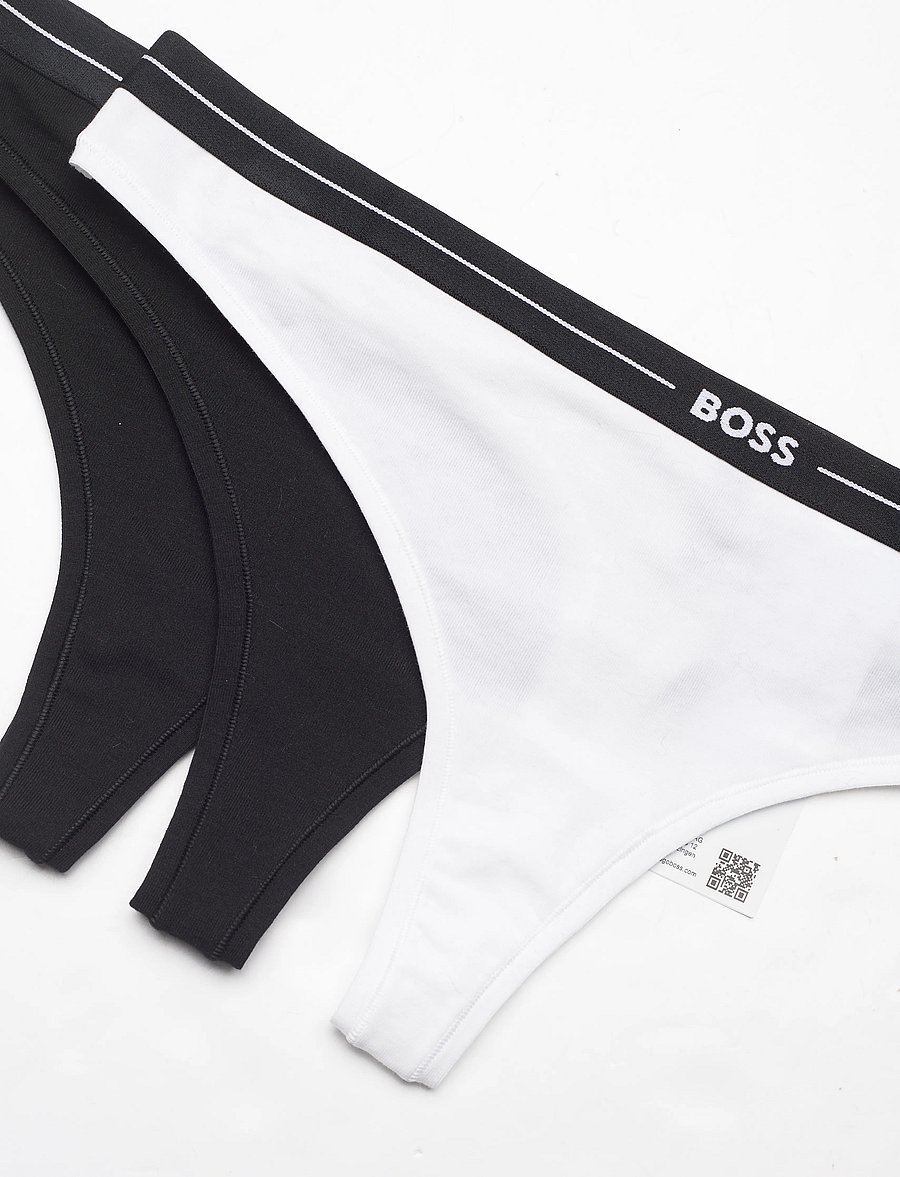 BOSS - 3P THONG - tangas - open white - 2