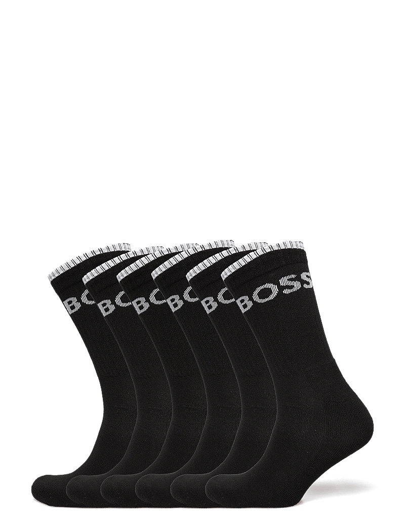BOSS - 6P QS Stripe CC - klasikinės kojinės - black - 0