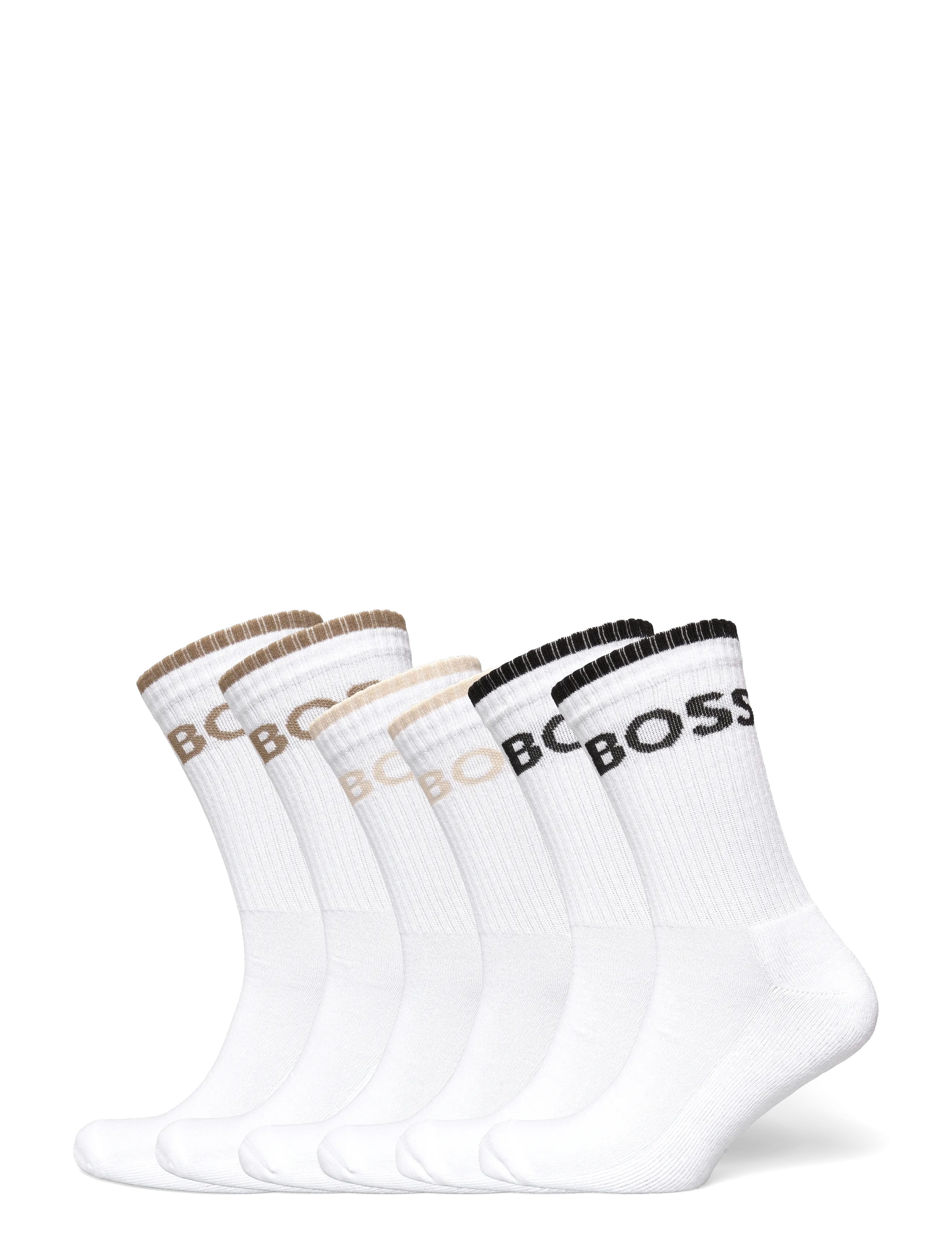BOSS 6P Qs Stripe Cc Weiß - 43-46 - Herren