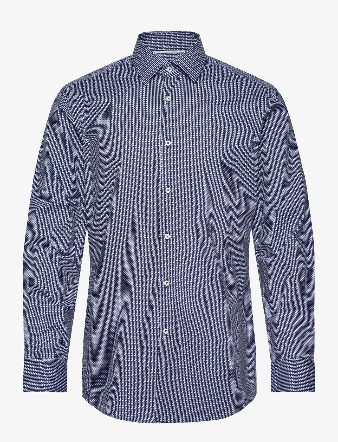 BOSS - H-HANK-kent-C1-214 - business shirts - dark blue - 0