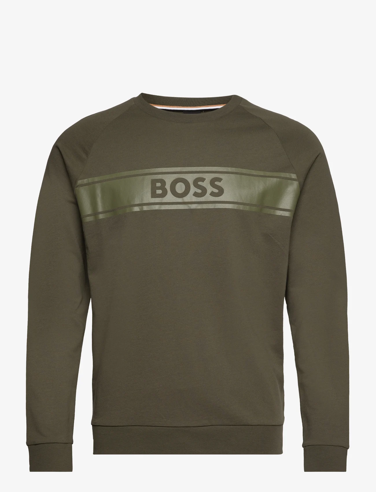 BOSS - Authentic Sweatshirt - sportiska stila džemperi - dark green - 0
