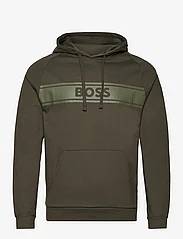 BOSS - Authentic Hoodie - hupparit - dark green - 0