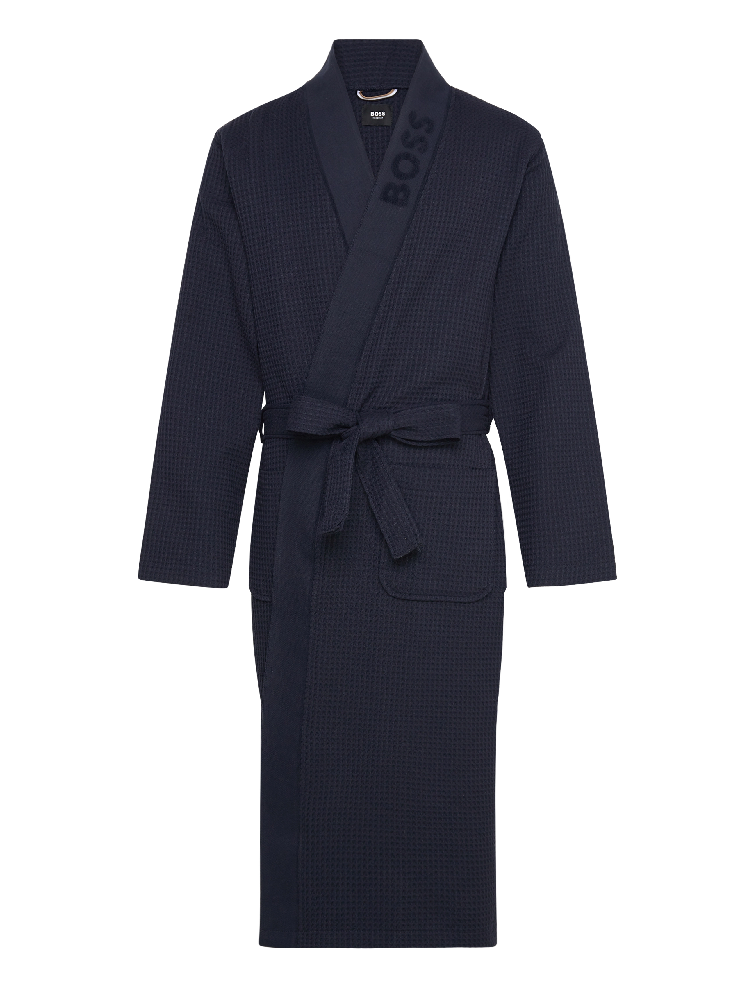 Waffle Kimono - DARK BLUE
