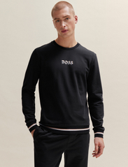 BOSS - Iconic Sweatshirt - pižamų marškinėliai - black - 4
