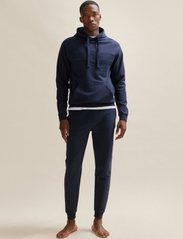 BOSS - Fashion Pants - joggingbyxor - dark blue - 1