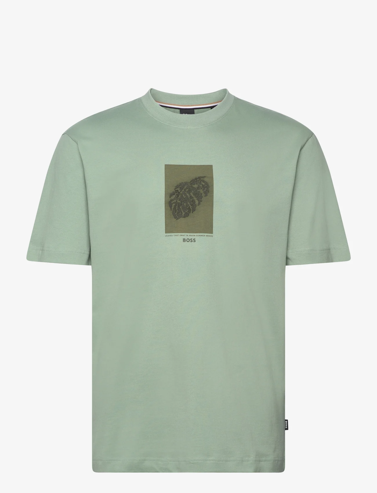 BOSS - Tessin 88 - short-sleeved t-shirts - open green - 0