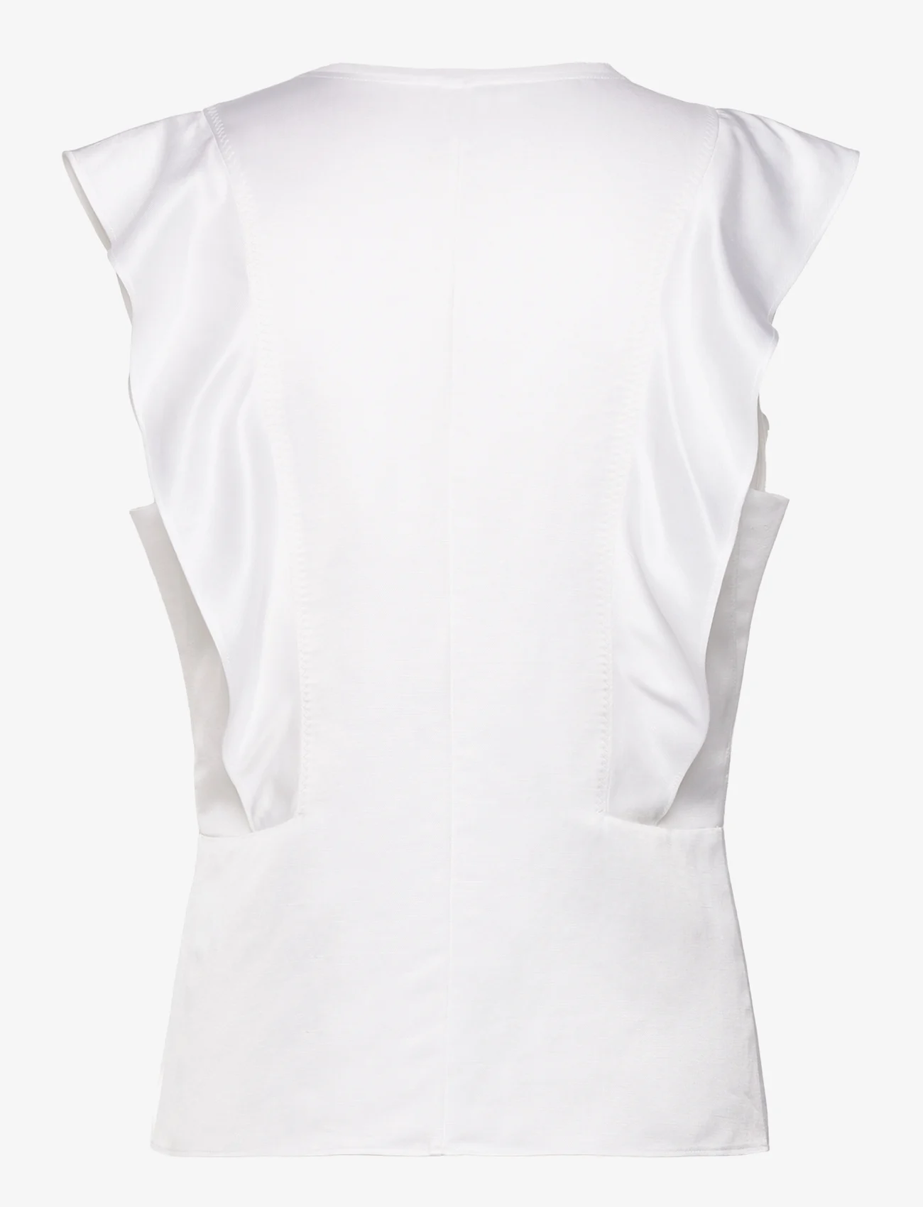 BOSS - Bileina - short-sleeved blouses - white - 1